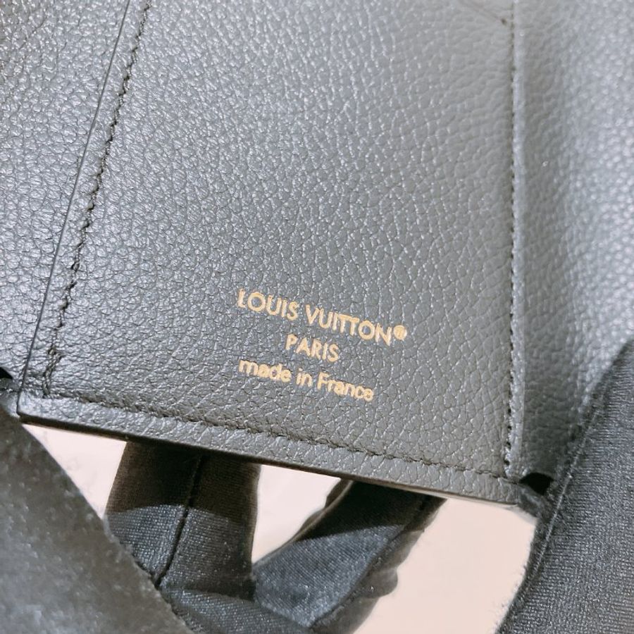 TK2093 Louis Vuitton 路易威登信封形三摺銀包 Victorine Wallet Monogram Empreinte Leather Black x GHW-9