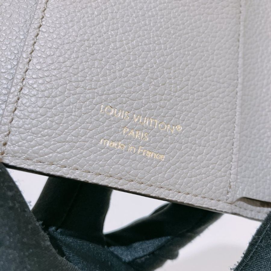TK2094 Louis Vuitton 路易威登信封形三摺銀包 Victorine Wallet Monogram Empreinte Leather Dove / Cream x GHW #NFC-9