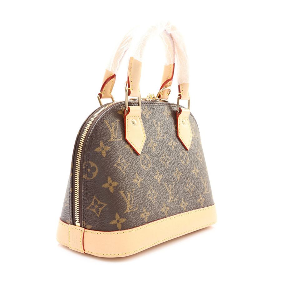 Alma BB 艾瑪包 两用包 棕色 原花 帆布【LOUIS VUITTON LV 路易威登】 M46990-1