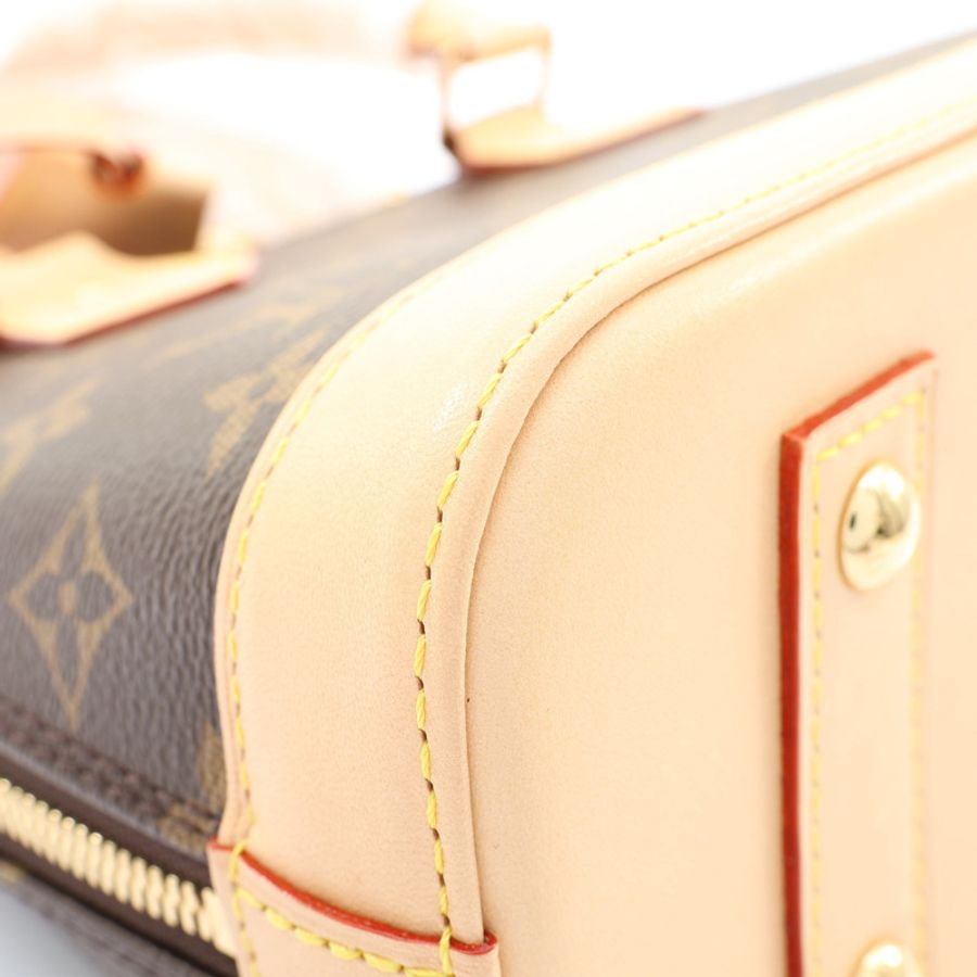 Alma BB 艾瑪包 两用包 棕色 原花 帆布【LOUIS VUITTON LV 路易威登】 M46990-10