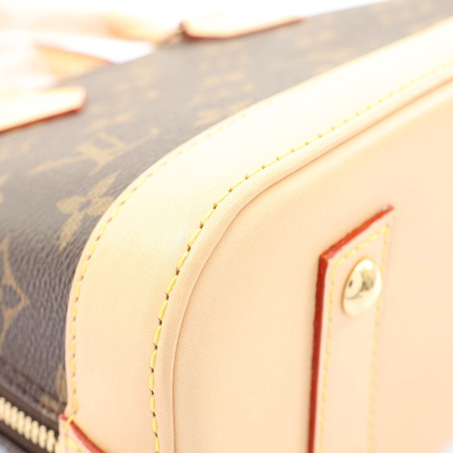 Alma BB 艾瑪包 两用包 棕色 原花 帆布【LOUIS VUITTON LV 路易威登】 M46990-12