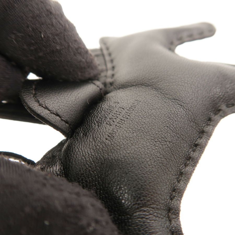 HERMES Milo/Swift皮革Rodeo PM掛飾Noir-6
