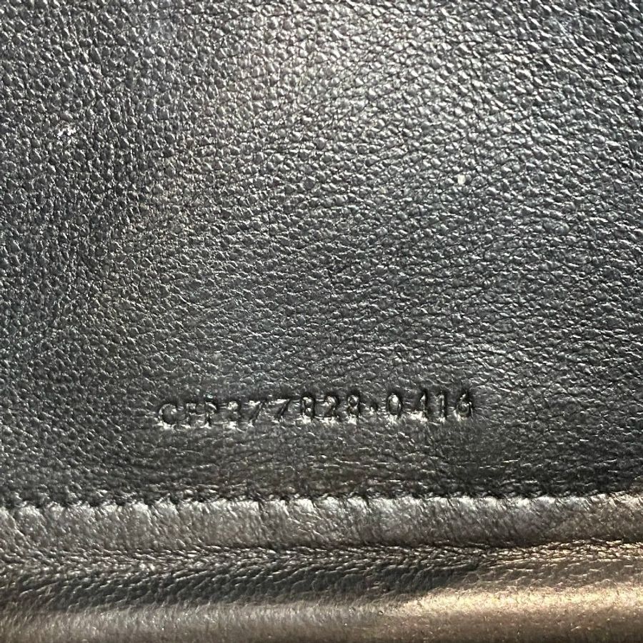 YSL圣罗兰LE Monogramme黑金中号信封包14*22*2-13