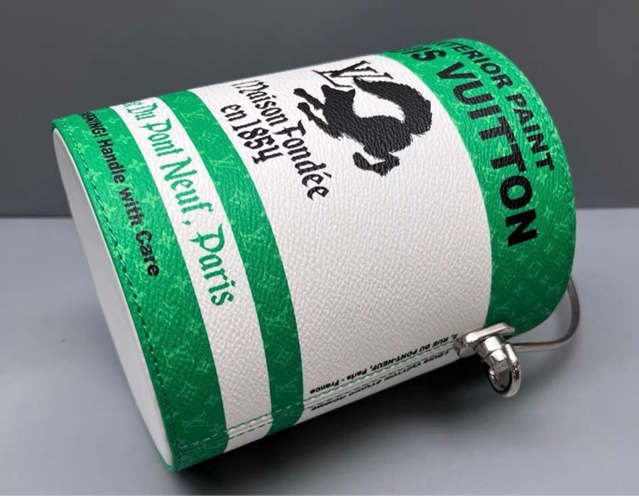 【威選精品】🎨 LV 拼色 Paint Can 油漆桶肩背/斜背包-5