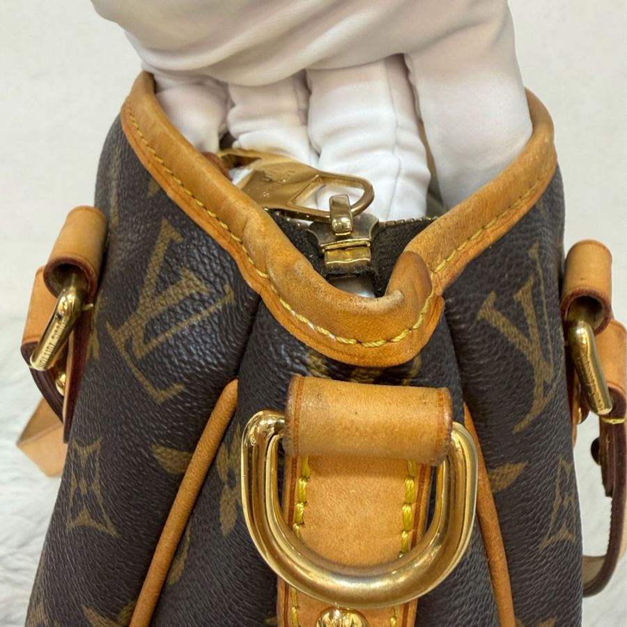 LV M4232原花 老花 金釦 手提包 肩背包 公事包 電腦包 購物包-22