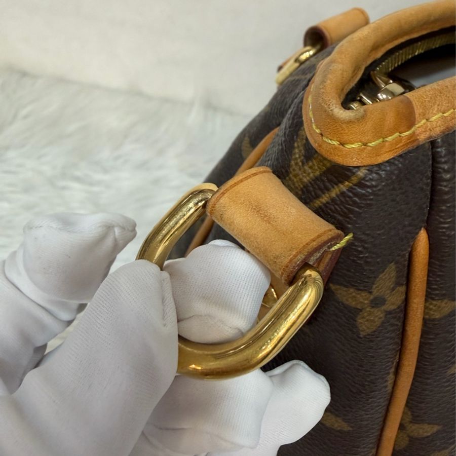 LV M4232原花 老花 金釦 手提包 肩背包 公事包 電腦包 購物包-25
