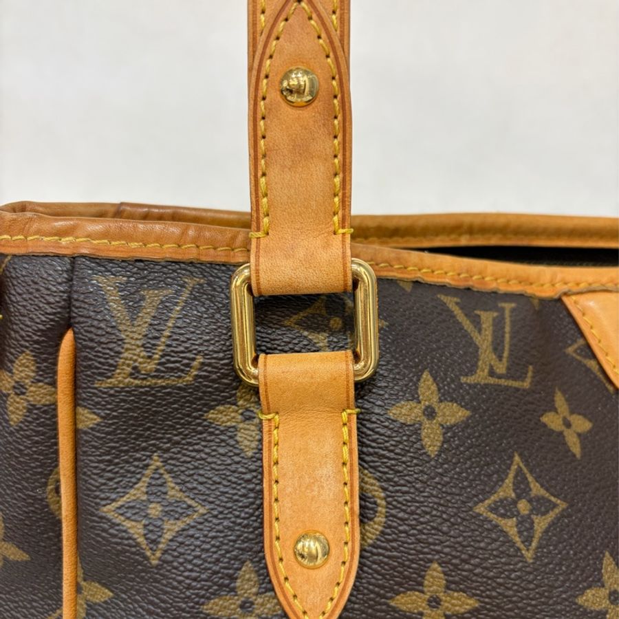 LV M4232原花 老花 金釦 手提包 肩背包 公事包 電腦包 購物包-28