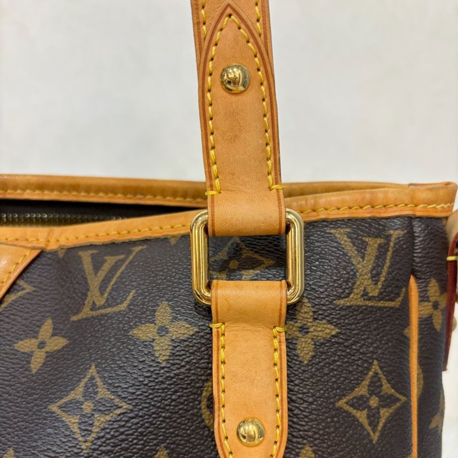 LV M4232原花 老花 金釦 手提包 肩背包 公事包 電腦包 購物包-30