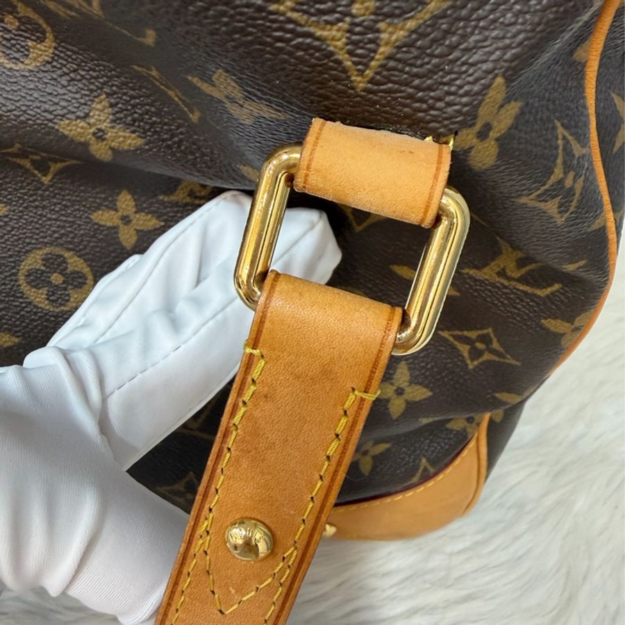 LV M4232原花 老花 金釦 手提包 肩背包 公事包 電腦包 購物包-31