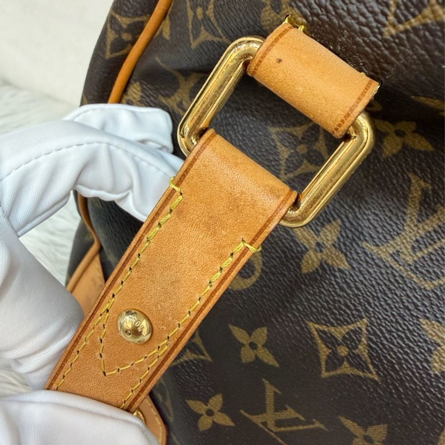 LV M4232原花 老花 金釦 手提包 肩背包 公事包 電腦包 購物包-33