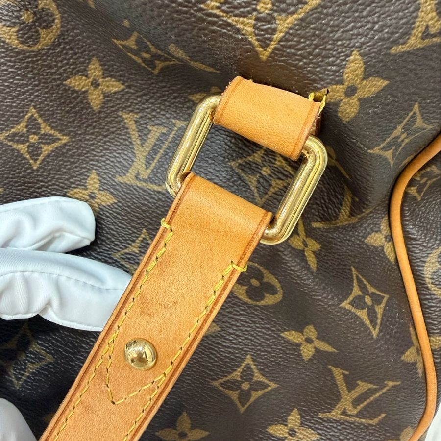 LV M4232原花 老花 金釦 手提包 肩背包 公事包 電腦包 購物包-35
