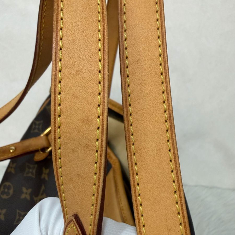 LV M4232原花 老花 金釦 手提包 肩背包 公事包 電腦包 購物包-39