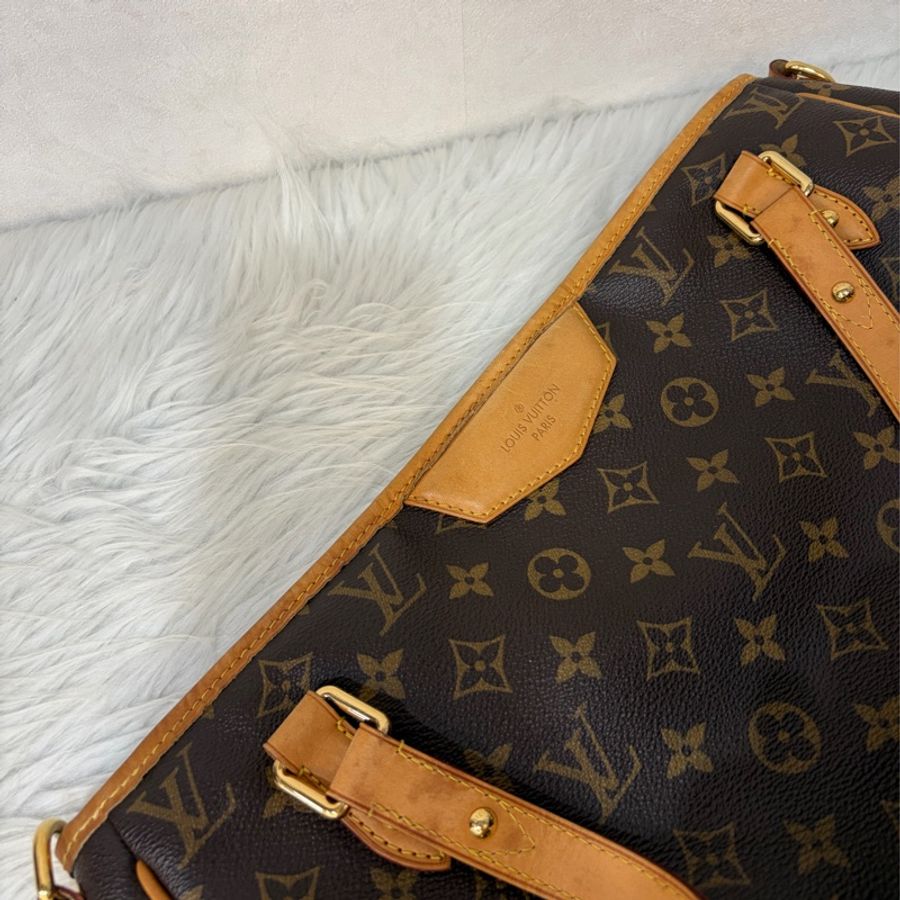 LV M4232原花 老花 金釦 手提包 肩背包 公事包 電腦包 購物包-46