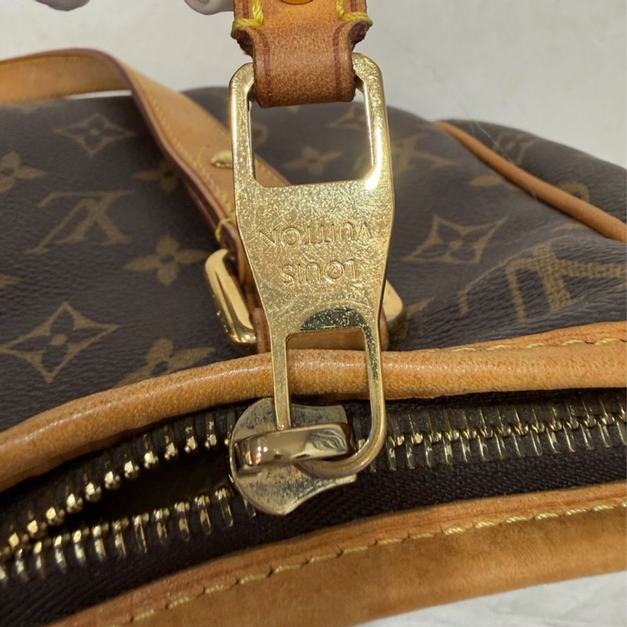 LV M4232原花 老花 金釦 手提包 肩背包 公事包 電腦包 購物包-54