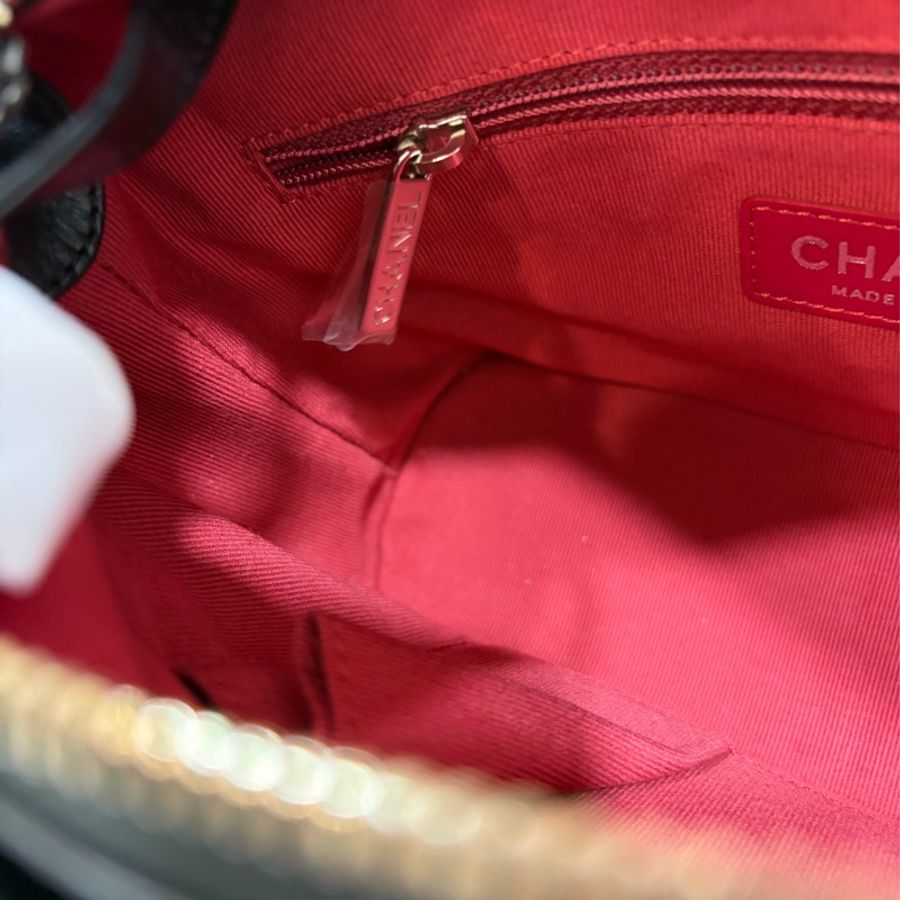 CHANEL A91810 gabrielle HOBO 20公分 黑色小號流浪包 斜背包 斜挎包-33