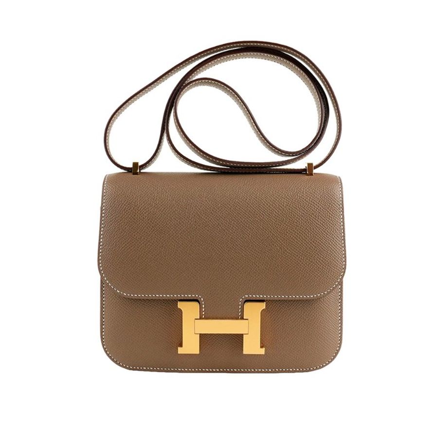 HERMÈS 愛馬仕 Constance 19 大象灰金釦 Epsom 牛皮|康康包 肩背包 斜背包 H 包|U刻2022年 經典款 收藏款|KÉSH 凱仕精品-0