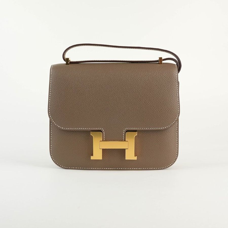 HERMÈS 愛馬仕 Constance 19 大象灰金釦 Epsom 牛皮|康康包 肩背包 斜背包 H 包|U刻2022年 經典款 收藏款|KÉSH 凱仕精品-3