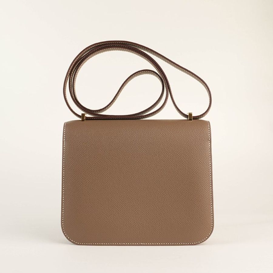 HERMÈS 愛馬仕 Constance 19 大象灰金釦 Epsom 牛皮|康康包 肩背包 斜背包 H 包|U刻2022年 經典款 收藏款|KÉSH 凱仕精品-8