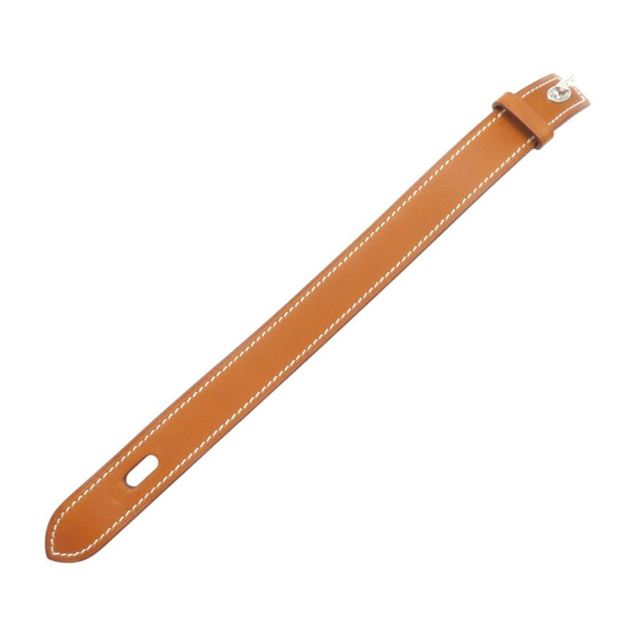 棕色 牛皮 Panache Bracelet 手環 T刻【HERMES 愛馬仕】-4