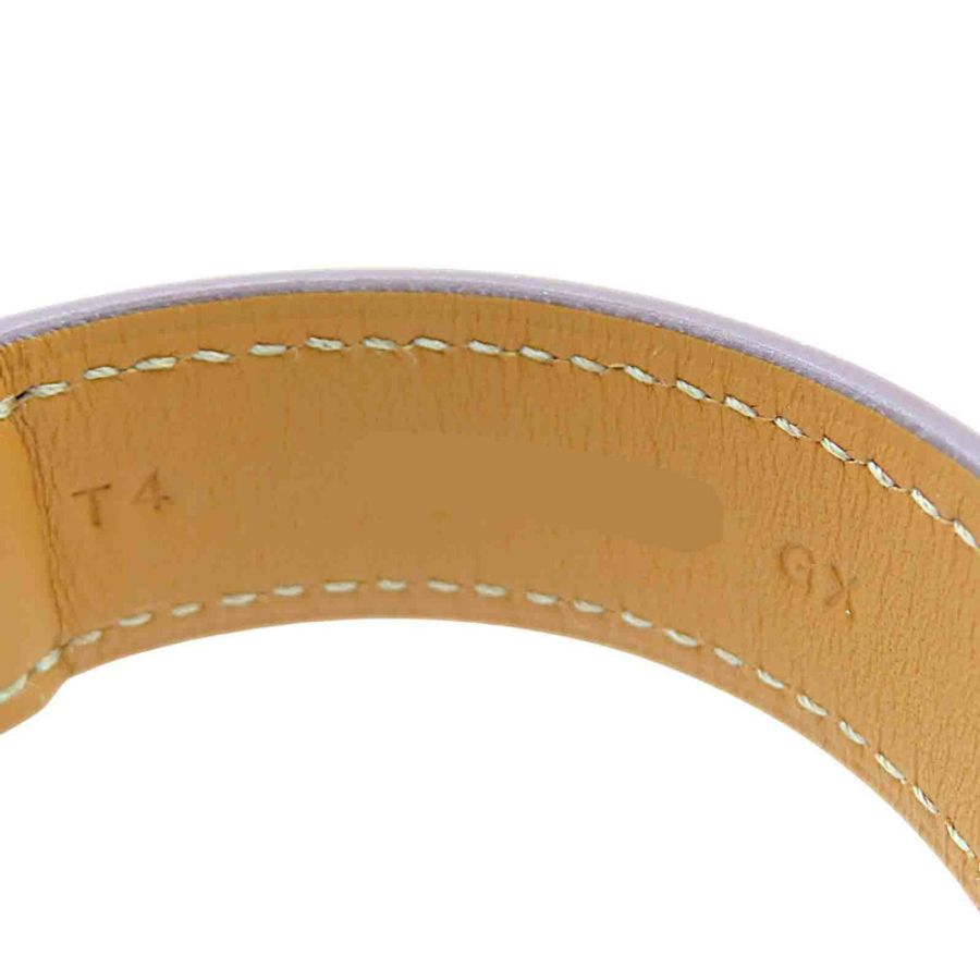 棕色 牛皮 Panache Bracelet 手環 T刻【HERMES 愛馬仕】-6