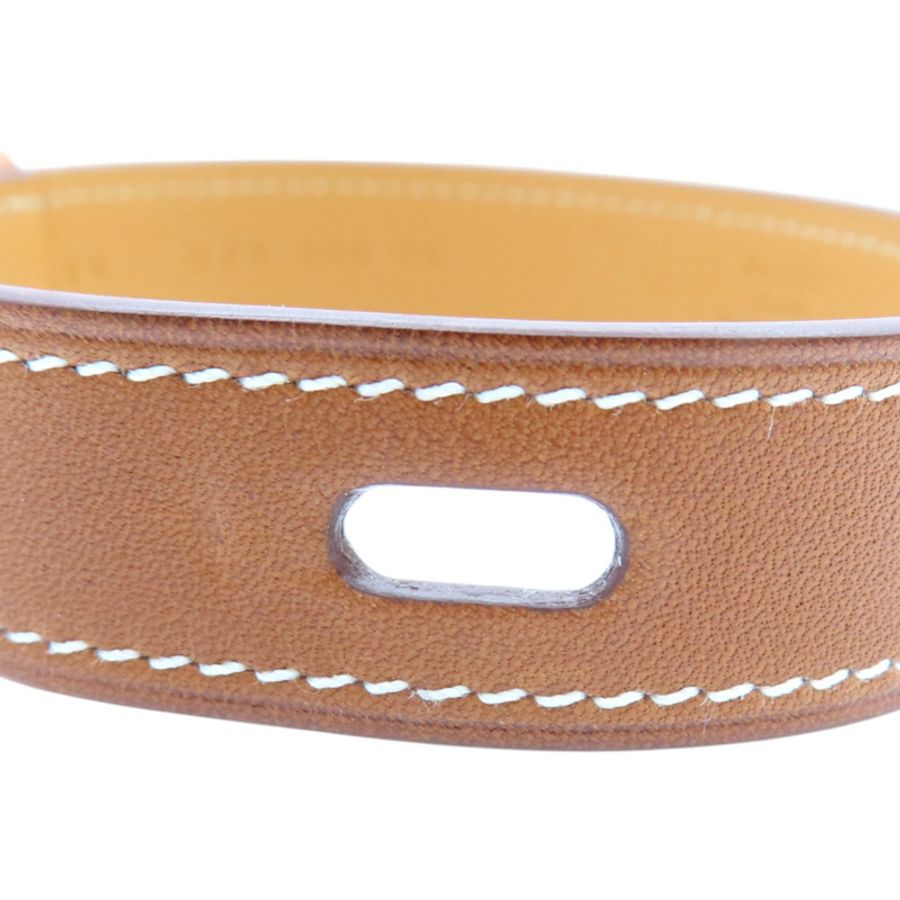 棕色 牛皮 Panache Bracelet 手環 T刻【HERMES 愛馬仕】-7