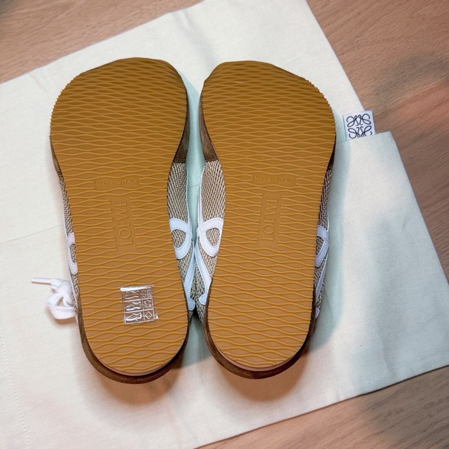 Loewe咖啡色跑鞋Ballet Runner 2.0 in suede and mesh 38碼-5