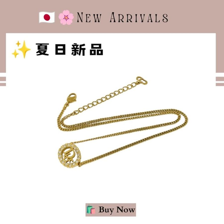 🛍️🎁 26 🔥7月新品【預訂】 💘Christian Dior 金色DIORLOGO水鑽耳環 🔥 DIOR 熱賣款 DIOR經典款耳環 DIOR EARRING-1