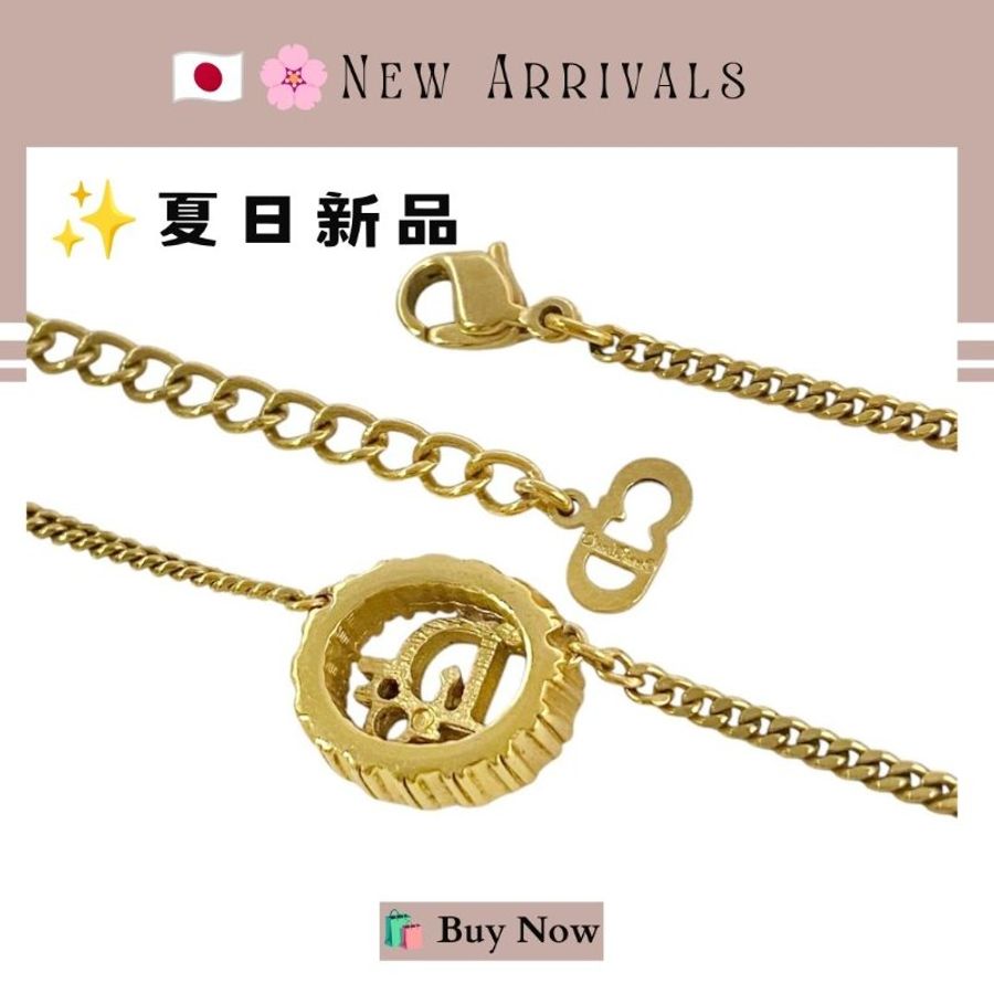 🛍️🎁 26 🔥7月新品【預訂】 💘Christian Dior 金色DIORLOGO水鑽耳環 🔥 DIOR 熱賣款 DIOR經典款耳環 DIOR EARRING-2