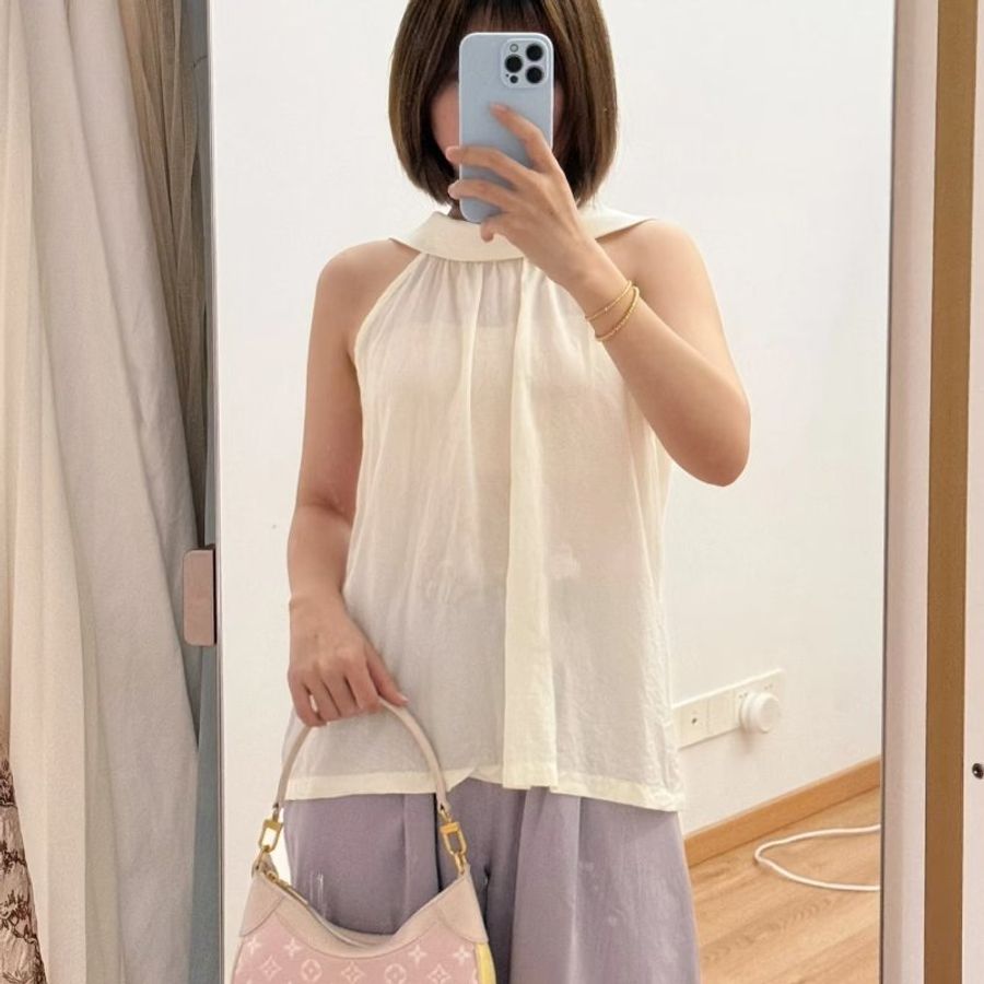 LV 拼色壓花Bagatelle牛角包 24*17 98新配件塵袋-1