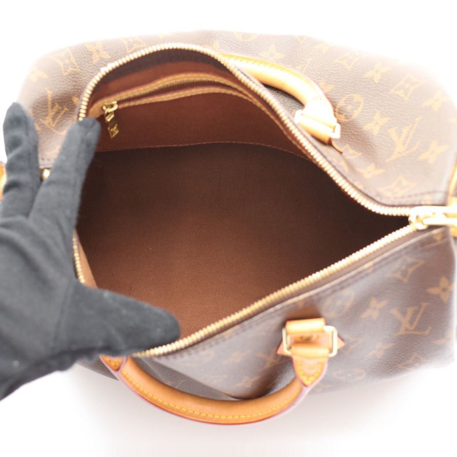 Speedy Bandouliere 30 兩用包 棕色 原花帆布【LOUIS VUITTON LV 路易威登】 M46980-2
