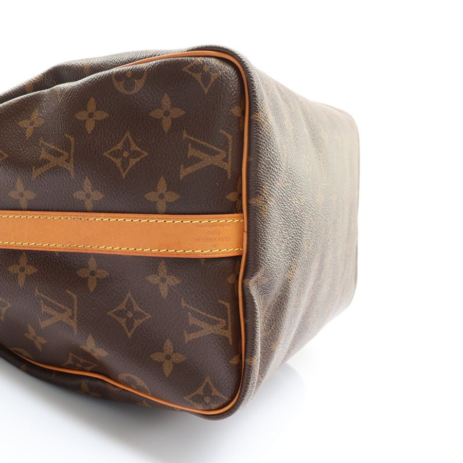 Speedy Bandouliere 30 兩用包 棕色 原花帆布【LOUIS VUITTON LV 路易威登】 M46980-8