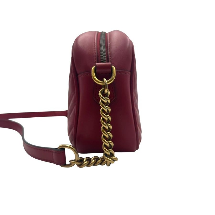 【美收精品】Gucci 紅色相機包 C-673【隔月月中將轉賣至日本 上架期限30天】-3