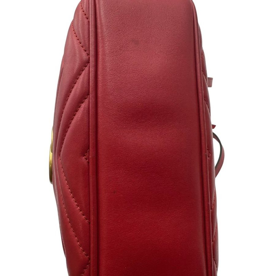 【美收精品】Gucci 紅色相機包 C-673【隔月月中將轉賣至日本 上架期限30天】-12