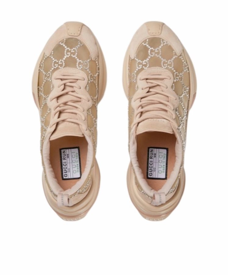 Gucci 女士 RUN 系帶休閒運動鞋35.5-4