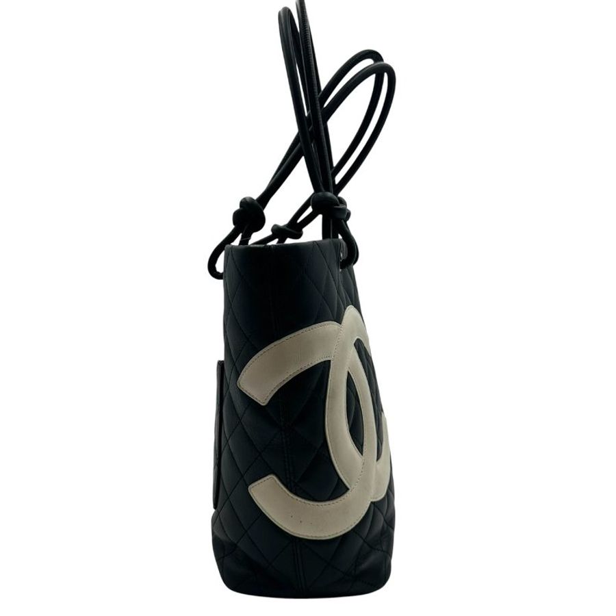 【美收精品】CHANEL 黑色菱格紋手提包 C-675【隔月月中將轉賣至日本 上架期限30天】-2