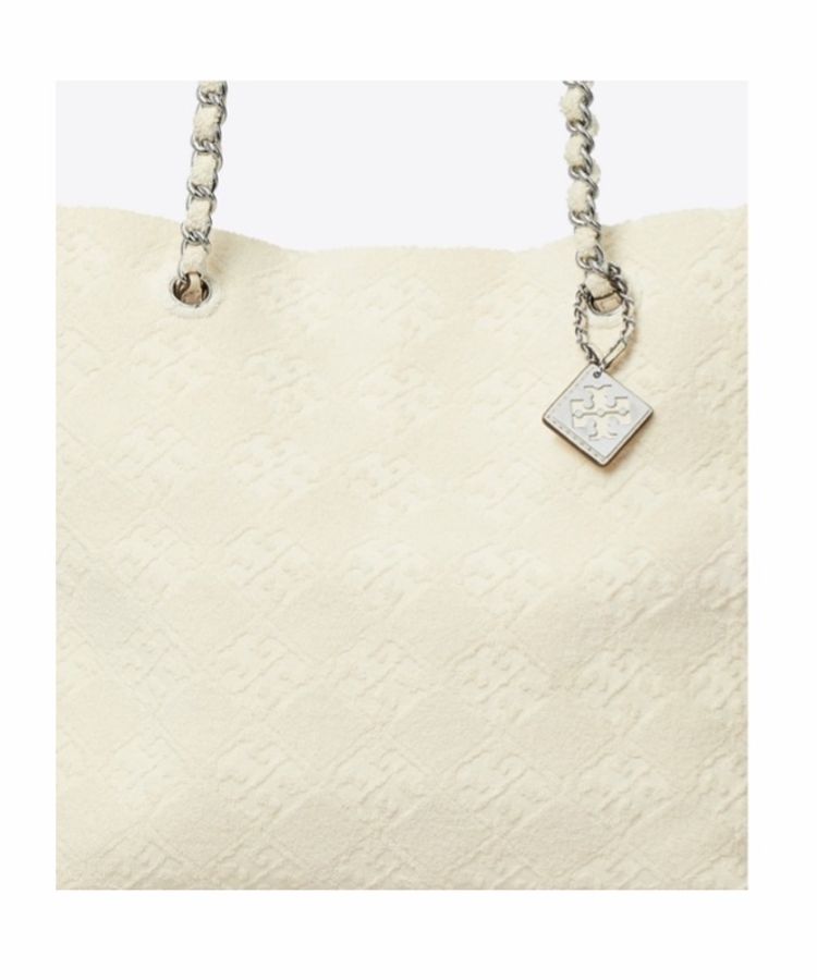 Tory Burch 女士 ELLA Terry 鏈條托特包均碼碼32cm*16cm*29cm-1