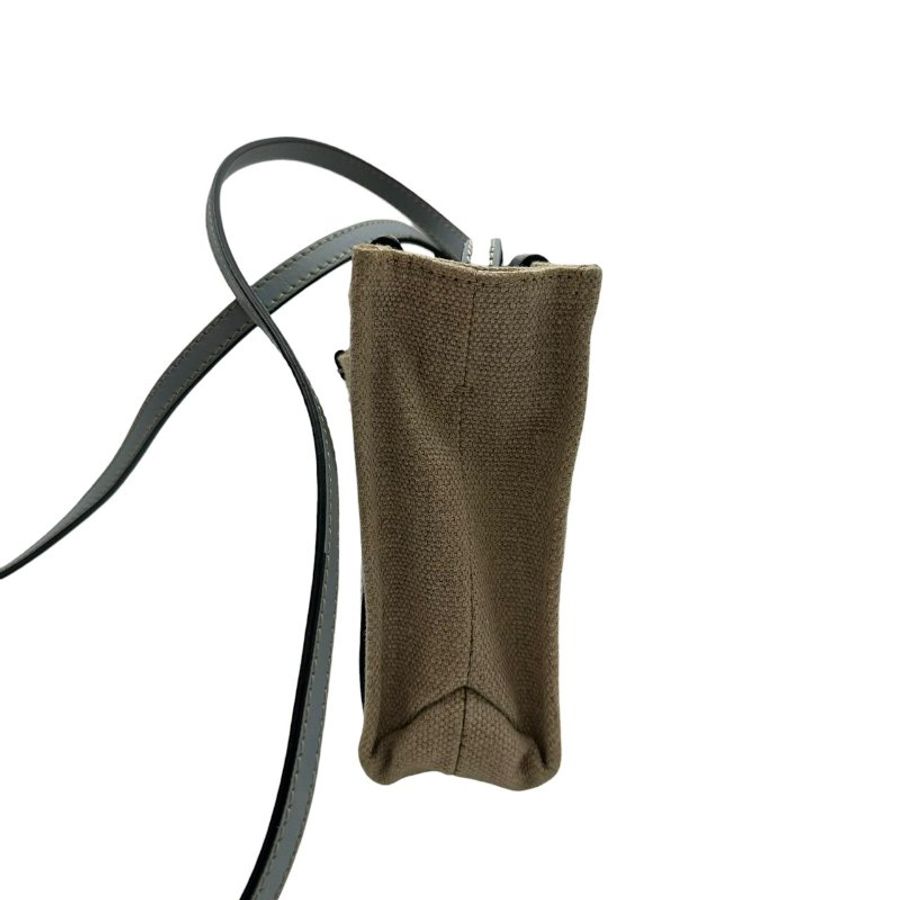 【美收精品】 Chloé woody mini 帆布拼皮托特肩背包 C-679【隔月月中將轉賣至日本 上架期限30天】-4
