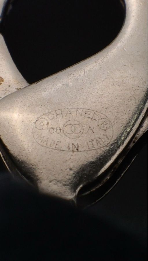 Chanel 08年旋转木马系列黑白珍珠CC旋转木马吊坠长项链毛衣链-7