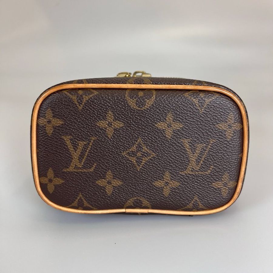 LV M44936/晶片款 老花化妝包NICE NANO-4