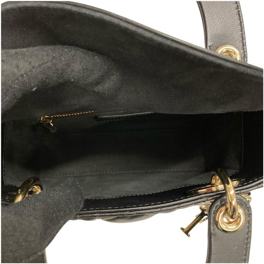 DIOR 迪奧 MINI SIZE LADY DIOR 黑色-10