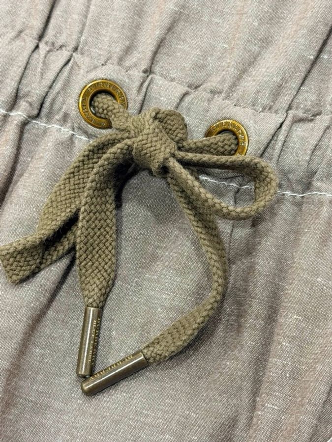 BURBERRY 荷葉邊綁帶長版洋裝-4
