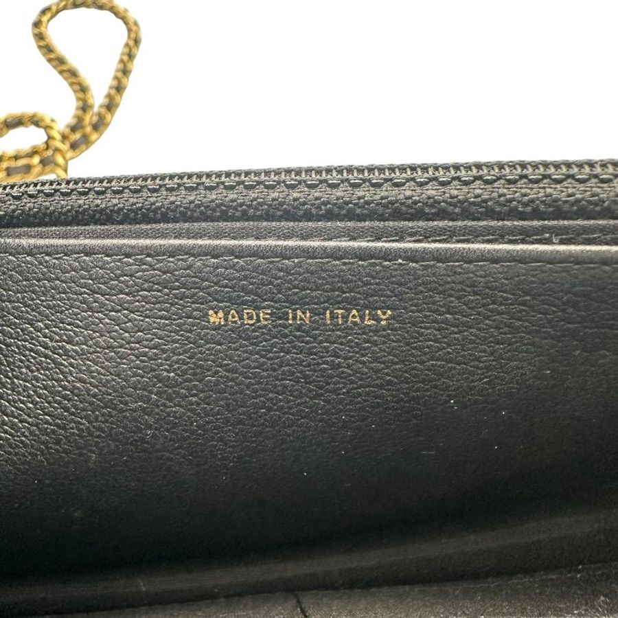 【美收精品】CHANEL 黑色皮革信封包 C-674【隔月月中將轉賣至日本 上架期限30天】-6