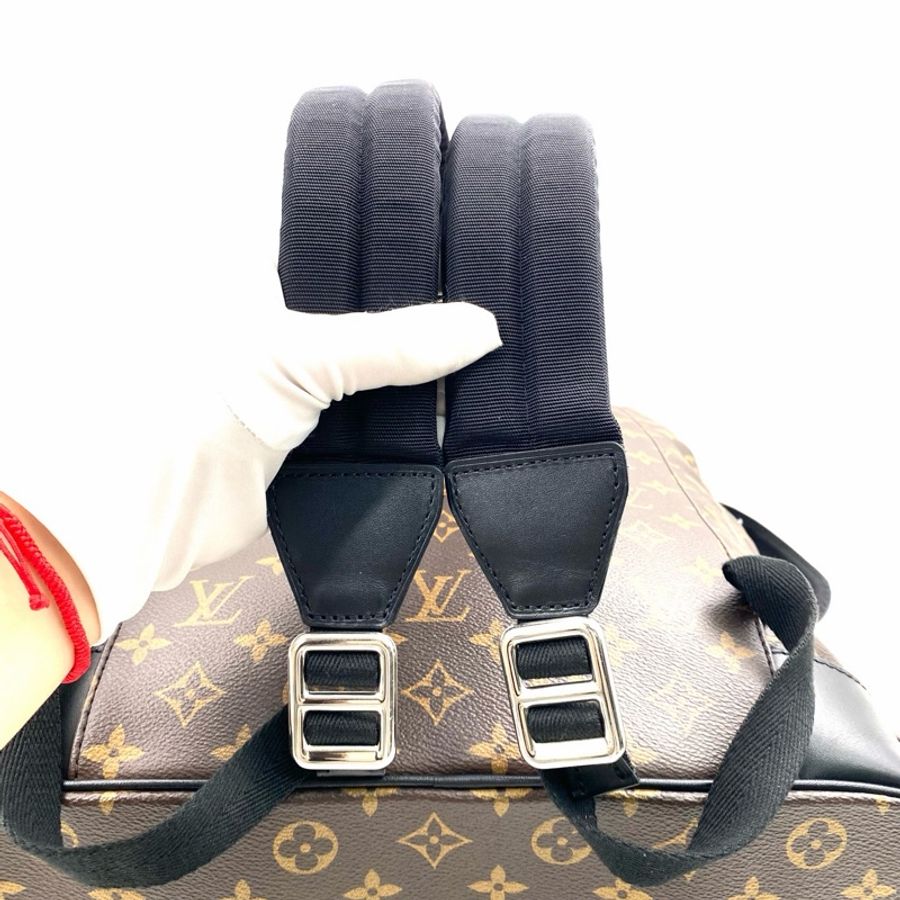 Louis Vuitton 路易威登棕老花克里斯托弗雙肩包 尺寸38/44 芯片款。-5