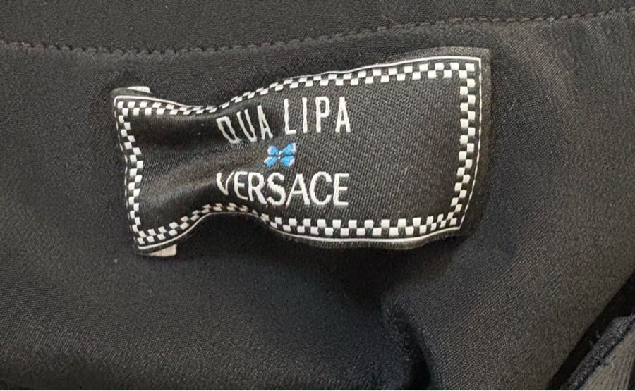 Versace x Dua Lipa 2023 butterfly蝴蝶波點連身裙-3