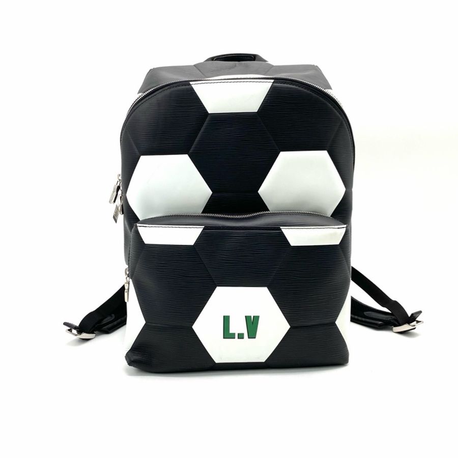 Louis Vuitton 路易威登 限量足球水波紋雙肩包 尺寸30*40-0