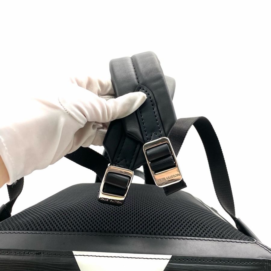 Louis Vuitton 路易威登 限量足球水波紋雙肩包 尺寸30*40-4