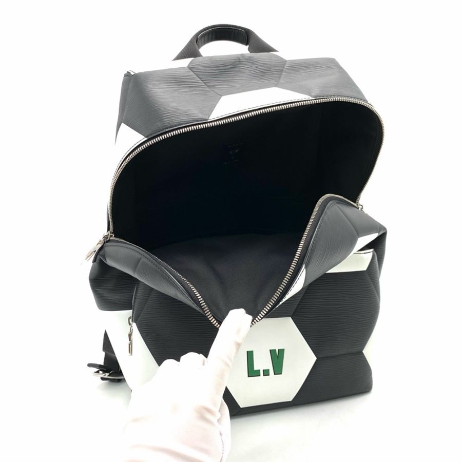Louis Vuitton 路易威登 限量足球水波紋雙肩包 尺寸30*40-6