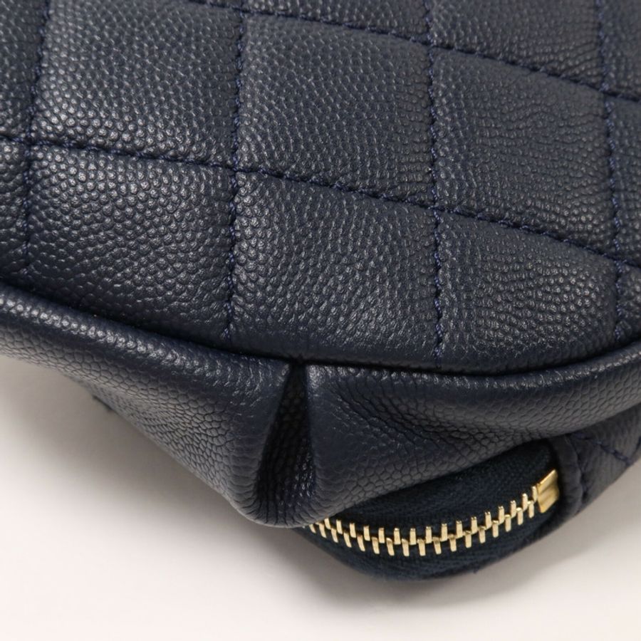CHANEL 牛皮皮革Business Affinity Waist Bag鏈帶腰包-14