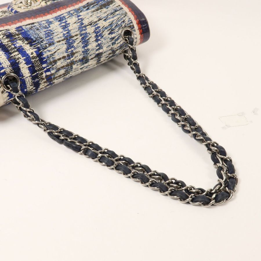 CHANEL Tweed Classic 25鏈帶肩背袋-7