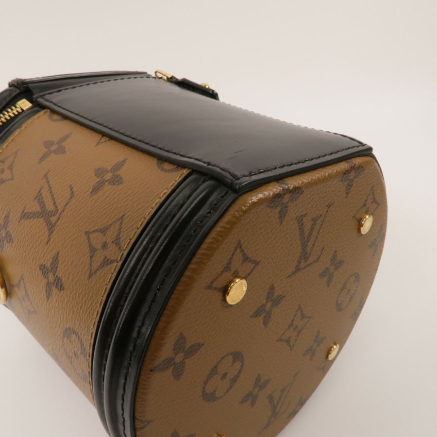 LOUIS VUITTON Monogram Reverse Cannes金扣手挽肩背兩用袋-13
